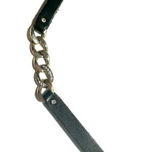 Silpada leather & ss bracelet